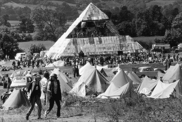 early pyramid stage glastonbury