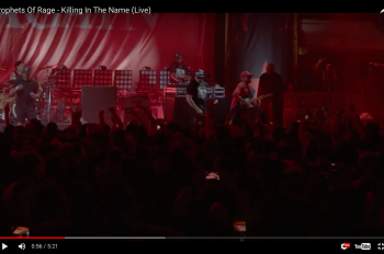 Prophets of Rage выпустили лайв-видео на песню Killing In the Name