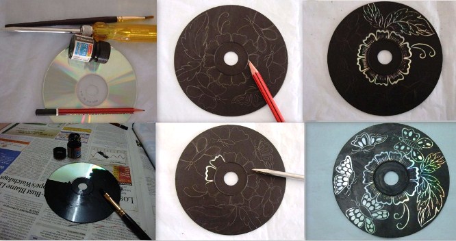 Часики из дисков