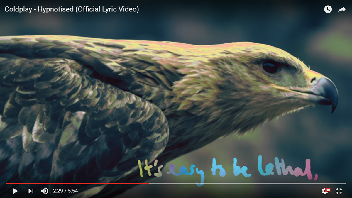 Coldplay выпустили лириквидео на песню Hypnotised