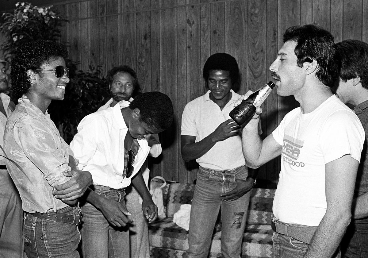 Michael Jacksond and Freddie Mercury