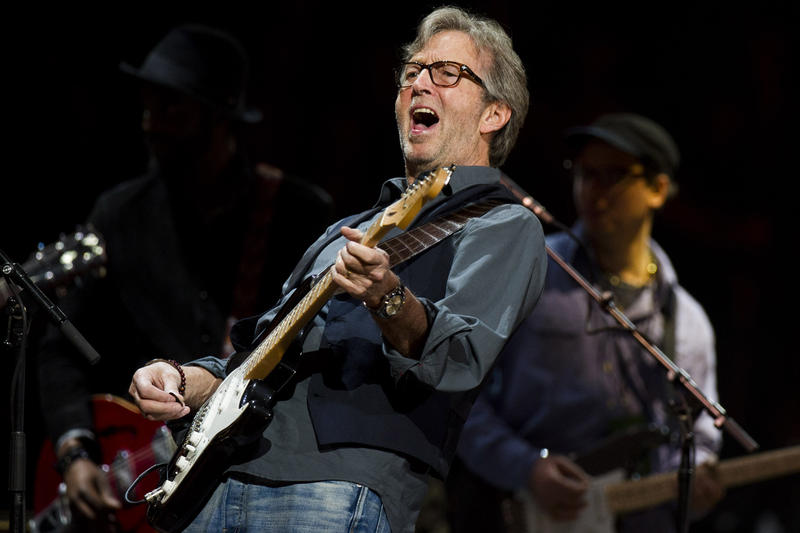 Eric Clapton performs at Eric Clapton's Crossroads Guitar Festival 2013 at Madison Square Garden on Sunday, April 14, 2013 in New York.