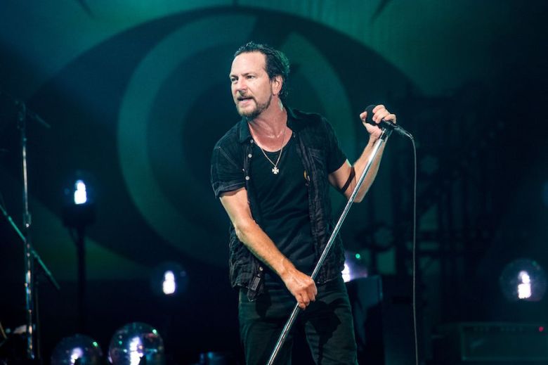 Mandatory Credit: Photo by Amy Harris/REX/Shutterstock (5726210bd)
Pearl Jam - Eddie Vedder
Bonnaroo Music and Arts Festival, Day Two, Manchester, USA - 11 Jun 2016