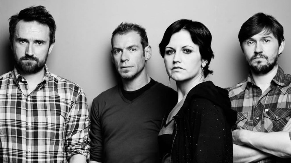 <p>The Cranberries (left to right): Noel Hogan, Fergal Lawler, Dolores O'Riordan, Mike Hogan.</p>