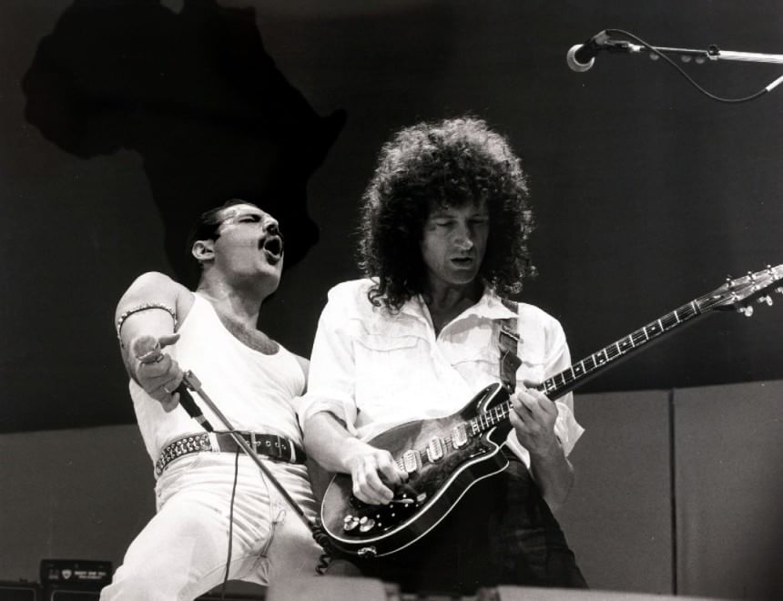 Сцену Live Aid воссоздали для фильма о Фредди Меркьюри