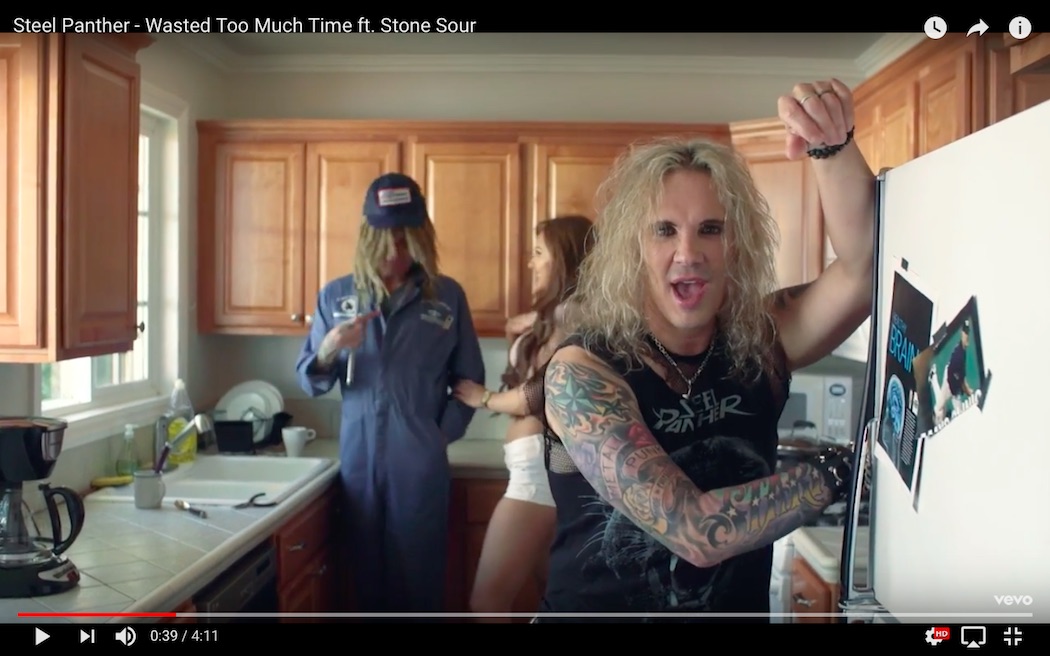 Steel Panther выпустили клип на песню Wasted Too Much Time
