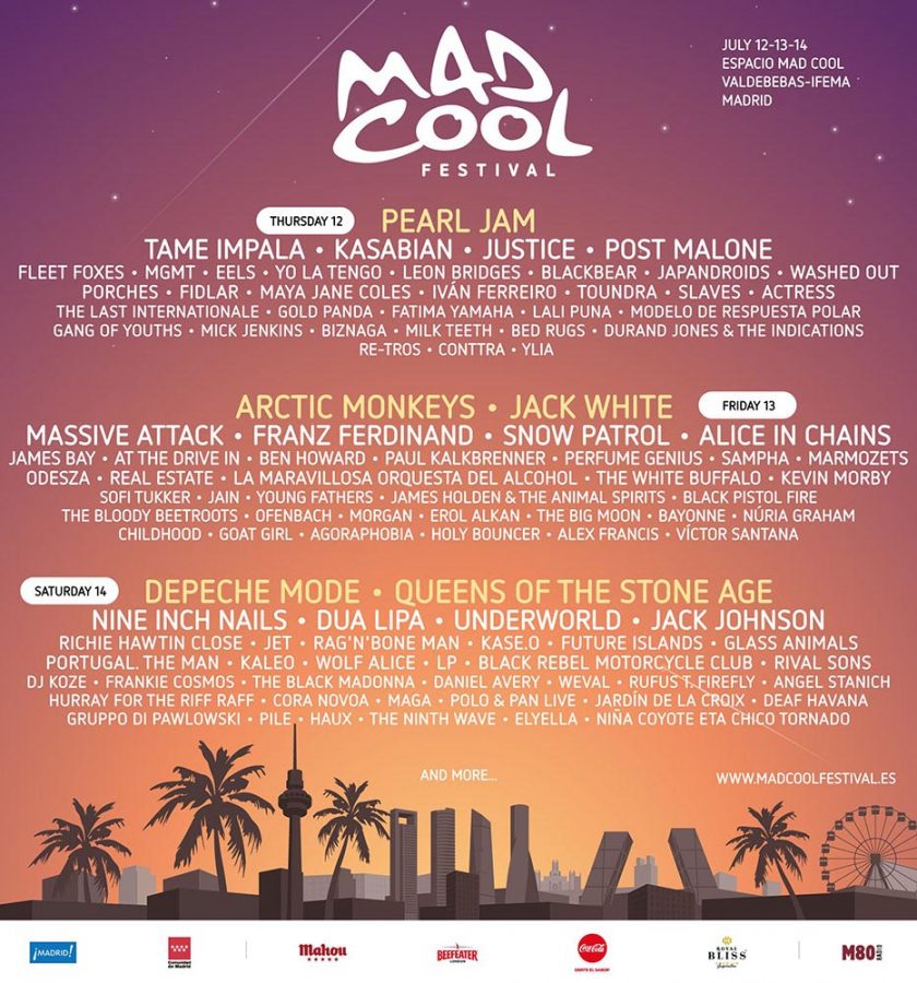 Mad Cool Festival в Мадриде | Valdebebas – IFEMA | 12-14.07.2018