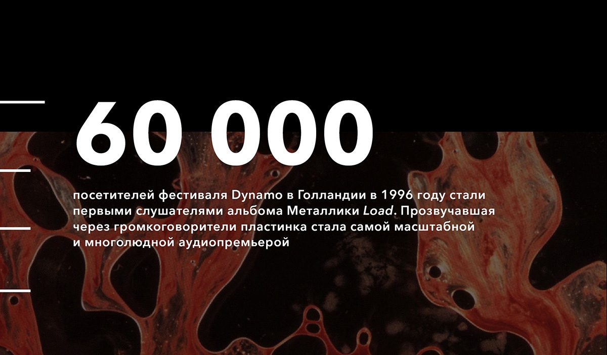 Metallica в цифрах