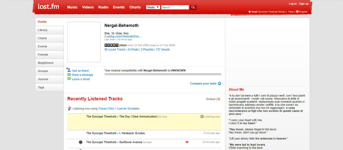 Last.fm: вспоминаем забытую, но некогда полезную музыкальную соцсеть