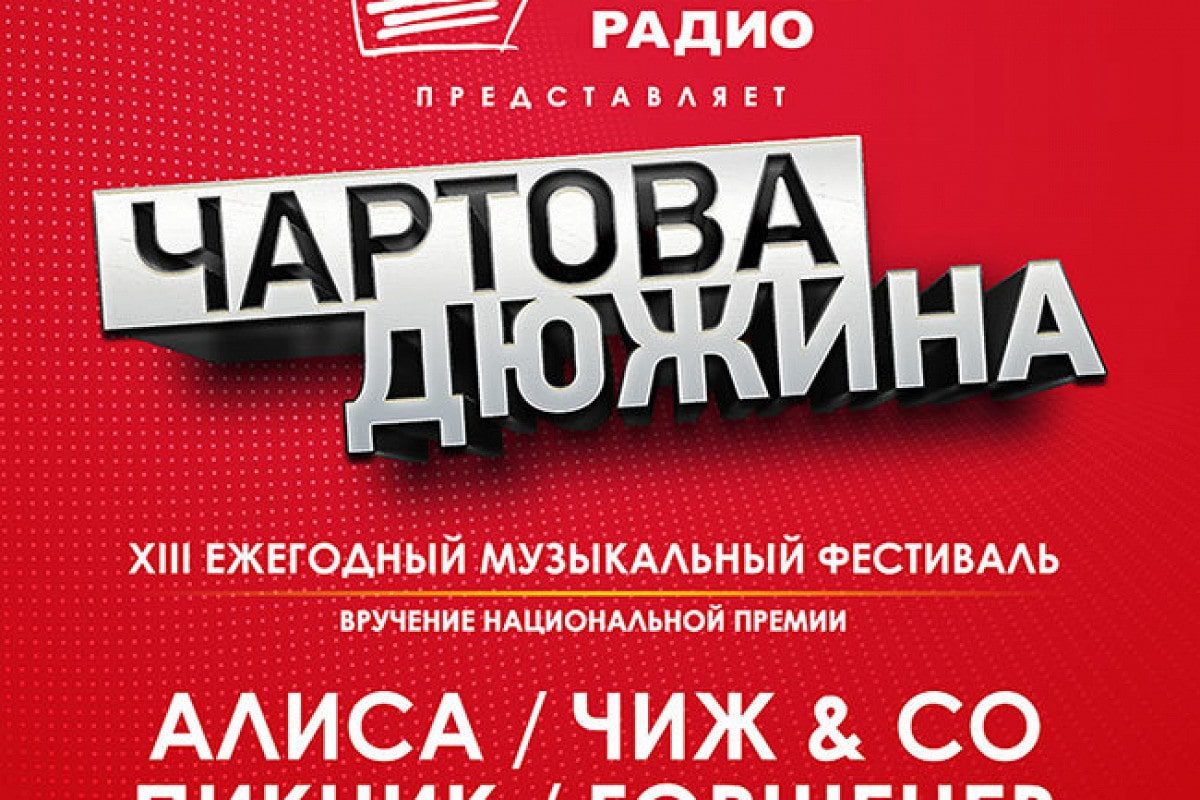 Прошла Церемония вручения премии Чартова дюжина 2020