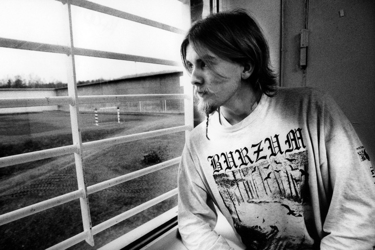 NORWAY - JANUARY 01:  Photo of Varg VIKERNES and BURZUM and Count GRISHNACH; photographed in his prison cell. Founder and only member of Norwegian Black Metal Band, Burzum, which he set up under his real name of Varg (Christian)Vikernes  (Photo by Mick Hutson/Redferns)